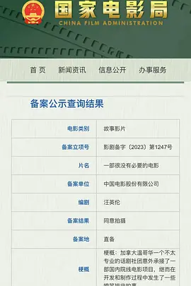 一部很没有必要的电影(2024)